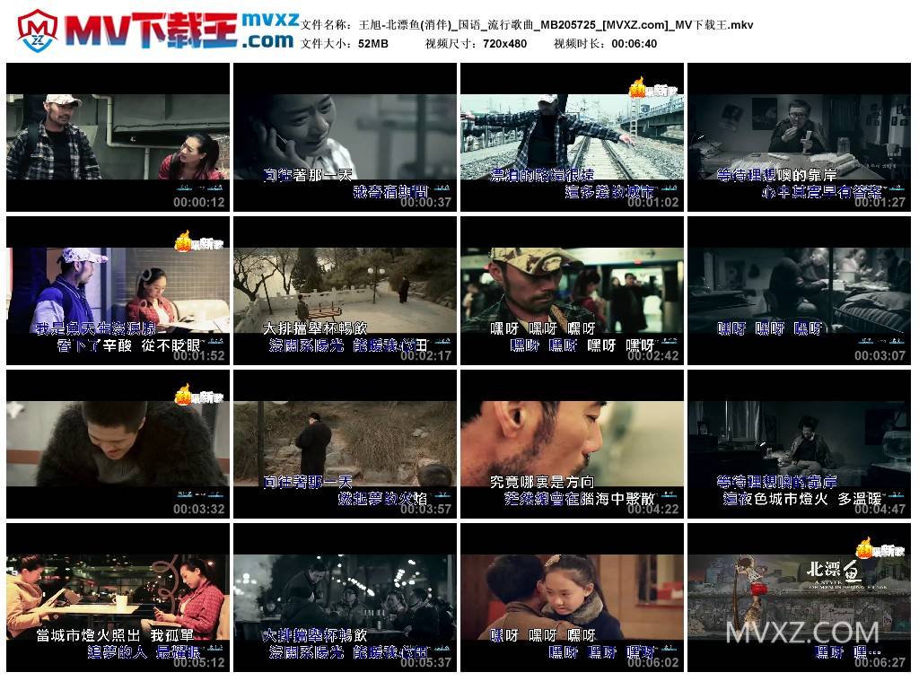 王旭-北漂鱼(消伴)_国语_流行歌曲_MB205725